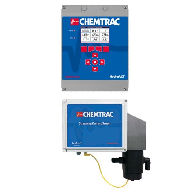 Picture of Chemtrac HydroACT 4 with DuraTrac 4 SCD spit unit with controller and probe